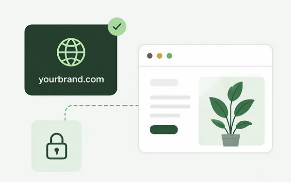 Custom domain connected to a Bento.me page